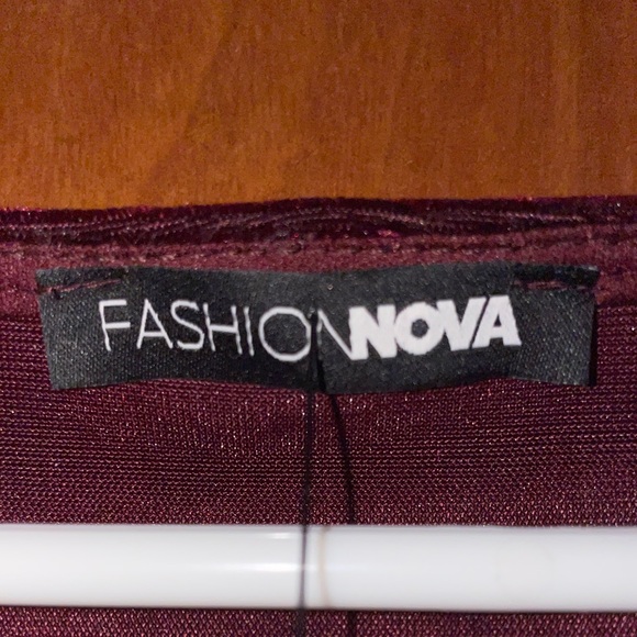 Fashion Nova Looking Fire Velvet Mini Dress - Picture 5 of 6